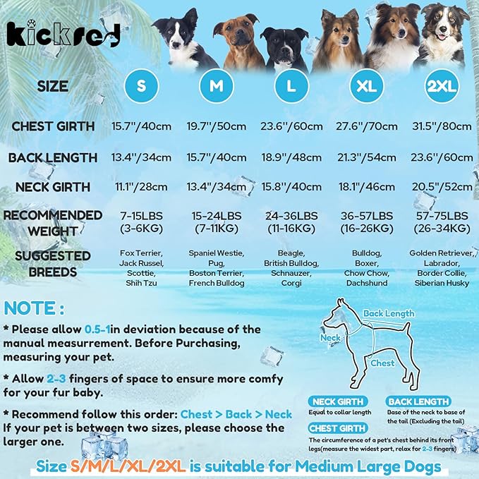 2 Pieces Dog Shirts, Soft and Cool Dog Sleeveless Vest, Breathable Lightweight Pet Tshirt, Summer Pet Apparel Tank Top for Medium Large Pets - Yellow+Blue (XL)