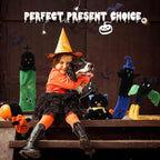 Nocciola 5 PCS Halloween Dog Squeaky Toys, No Stuffing Plush Dog Toys with Crinkle Paper, Perfect Present for Puppy, Small, Medium and Large Dogs