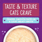 Stella & Chewy's Carnivore Cravings Purrfect Paté - Premium Grain-Free Wet Cat Food - Chicken & Tuna Recipe - High Protein with Bone Broth - Perfect for Picky Eaters - 5.2oz Cans (24 Pack)
