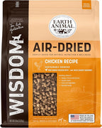 Earth Animal Wisdom Air Dried Dog Food | Chicken Recipe Premium Natural Dog Food | All Breeds & Ages | Made in The USA | 8 Pound Bag