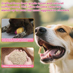 Interactive Dog Toys, Frozen Treat Dispensing for Aggressive Chewers, Indestructible Nylon Chew Toy, Slow Puzzle Feeder for Healthy Eating, for Small Medium Large Breed to Keep Them Busy, Pink