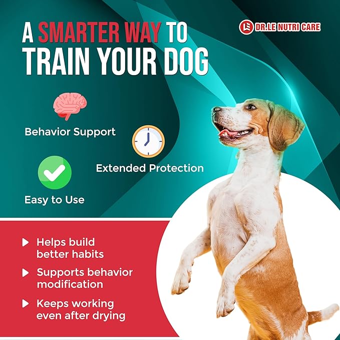 Dr.Le Nutri Care No Chew for Dogs & Cats - Extended Formula - Made in USA - 237mL (8 fl Oz) - Multi-Surface Application – Safe, Bitter Deterrent – No Residue or Stains