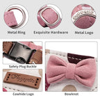 Puppytie No Pull xs Dog Harness with Multifunction Dog Leash,Soft Adjustable No Choke Escape Proof Pet Harness Vest,Polka dots Pink,XS