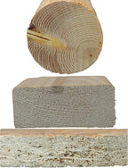 New Cat Condos Solid Wood Cat Scratching Post, Gray Speckled