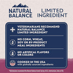 Natural Balance Limited Ingredient Adult Grain-Free Dry Dog Food, Reserve Sweet Potato & Venison Recipe, 12 Pound (Pack of 1)