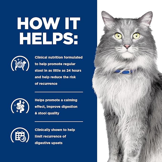 Hill's Prescription Diet Gastrointestinal Biome + Stress Chicken & Carrot Stew Wet Cat Food, 24 x 2.8 oz Pouches