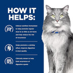 Hill's Prescription Diet Gastrointestinal Biome + Stress Chicken & Carrot Stew Wet Cat Food, 24 x 2.8 oz Pouches