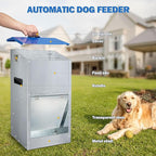 Automatic Dog Feeder Outdoor Dog Feeder for Large Dogs Large Breed Dog Food Dispenser, 25LBS Capacity Pets Feeder Gravity Food Feeder