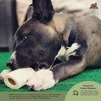 Redbarn Filled Dog Bones Peanut Butter, Cheese N' Bacon, Beef, Natural Long-Lasting Dental Treats; Suitable for Aggressive Chewers. Peanut Butter, Large 6" - 15 Bones