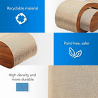 2 in 1 Cat Scratch Pads, Cat Scratcher, Durable Board Pads Prevents Furniture Damage,Large,Wood