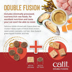 Catit Recipes Double Fusion Weight Control Cat Food – Chicken Recipe, High-Protein, Freeze-Dried Raw Toppings, No by-Products, Minimally Processed, Balanced Nutrition, 10 lb
