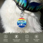 Personalized Dog Tags - Custom QR Code Pet ID Tags - Smart Pet Location Alerts