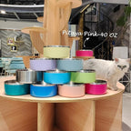 LIHONG Stainless Steel Dog Bowls for Small Medium Sized Dogs Non Slip,Insulated Dog Bowl,Pet Bowl for Food and Water,Rustproof(40oz,Pitaya Pink)