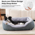 INVENHO Dog Bed Medium Size, Orthopedic Warming Soft Calming Sleeping Durable with Anti-Slip Bottom