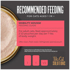 Tiki Cat Solutions Mobility Mousse, Chicken & Tuna Recipe in Broth, Formulated to Support Healthy Joints, Functional Wet Cat Food, 2.4 oz. Pouch (12 Count)