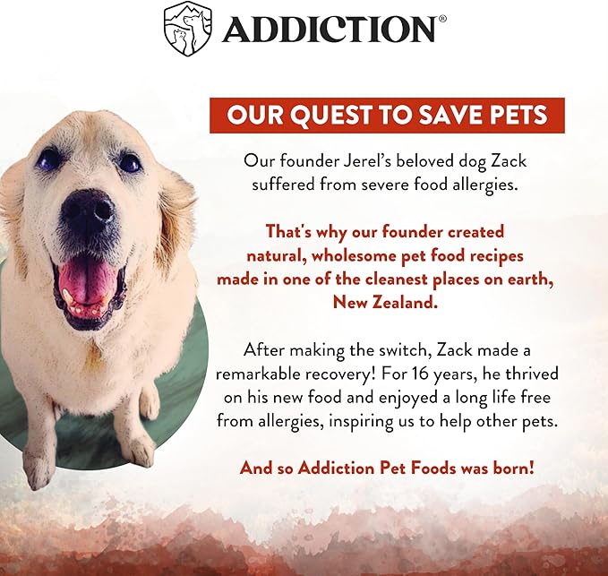 Addiction Wild Islands Forest Meat Dry Cat Food, Premium Venison Recipe with High-Protein & Grain-Free Formula for Primal Cat Nutrition - 4lbs