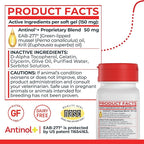 Antinol Plus, Mobility, Hip, and Joint Supplement for Dogs, Green-Lipped Mussels and Krill Oil - Dog Joint Supplement, Better and Faster Than Glucosamine and Chondroitin, 90 Soft Gels