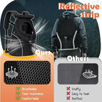 WOYYHO Pet Dog Carrier Backpack with Top and Side Windows, Small Dog Front Backpack Ventilated Mesh Dog Back Pack with Safety Belt for Travel Hiking Outdoor Adventures (Size S: 2-4.5 lbs, Black 2.0)