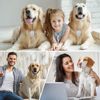 100 Pcs Military Dog Tags Set, 50 Pcs Aluminum Blank Dog Tags and 50 Pcs Iron Necklace Chain, Dog Tags Engraved for Pets, Perfect for DIY Decorative Craft Pet Dog ID Tags, Silver