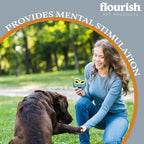 Flourish Pets 2 in 1 Multi-Layer Chew Toy for Active Dogs | Non-Toxic BPA Free Double Stitched Soft Fabric Exterior Dog Toys | Long-Lasting Dog Plush Toys – Cinco de Mayo 3.5" (2 Pack)