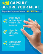 Zenwise Health Digestive Enzymes for Gut Health & Bloating Relief - Multi Enzymes Digestion Supplement with Probiotics, Bromelain & Papaya for Digestive Health Support - Men & Women - 60 Count