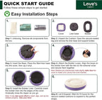 Love's cabin Round Donut Cat and Dog Cushion Bed, 30in Pet Bed for Medium or Large Dogs, Anti-Slip & Water-Resistant Bottom, Soft Durable Fabric Pet beds, Washable Calming Cat Bed Lavender