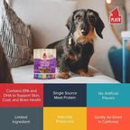 Plato Pet Treats Thinkers - Meat Stick Treats for Dogs - Limited Ingredient Dog Treats with EPA and DHA to Support Skin, Coat, and Brain - Air-Dried Dog Treats - Mini Thinkers Lamb 3oz