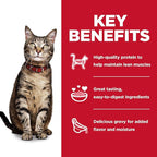 Hill's Science Diet Adult 1-6, Adult 1-6 Premium Nutrition, Wet Cat Food, Variety Pack: Tuna, Chicken, Ocean Fish Stew, 2.8 oz Pouch Variety Pack, Case of 12