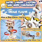 Tough Dog Toys for Aggressive Chewers: Indestructible Dog Chew Toys-Upgraded Bully Stick Holder & Chew Toys-Super Chewers Toys for Large,Medium,Small Breeds