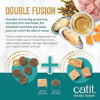 Catit Recipes Double Fusion Senior Chicken Recipe – High-Protein, Freeze-Dried Raw Meat, Nutrient-Dense for Healthy Senior Cats, Fresh Chicken, No Corn, Wheat, Soy, or by-Products, 4 lb