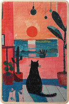 3-in-1 Sisal Cat Scratcher Mat 23.6x15.7 – Durable Scratch Rug Use for Floor & Wall with Adhesive Tape, Protects Couch, Carpet & Furniture, Anti-Slip, Pet-Safe for Indoor/Outdoor Cats, Pink Romance