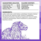 BIXBI Rawbble Freeze Dried Dog Food, Lamb Recipe, 12 oz - 97% Meat and Organs, No Fillers - Pantry-Friendly Raw Dog Food for Meal, Treat or Food Topper - USA Made in Small Batches