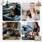 Goth Gifts for Women, 40 Oz Flower of Darkness Tumbler with Handle & Straw, Goth Water Bottle, Birthday Gift for Goths Lover Snake Lovers, Stainless Steel Goths Tumbler, Gifts for Fathers Day