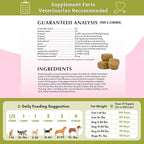 Wholistic Pet Organics:Dog Probiotics and Digestive Enzymes-Probiotic Chews for Dogs Digestive Health,Support Gut Health Immune Supplement Prevents Dog Digestive Problems (Original, 120 Count)