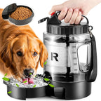 Portable Dog Water Bottle Bowl - 77 oz Travel Water Bowl Dispenser for Dogs Leak Proof, Suitable for Large Pet Drinking, A Must Have for Outdoor, Camping, Walking, Beach, Hunting, and Other Scenes