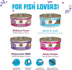 Weruva Classic Cat Food, Variety Pack, Frisky Fishin' Friends Wet Cat Food, 5.5oz Cans (Pack of 24)