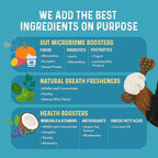 Bernie's Charming Chompers - Daily Dental Chews for Dogs - Cleans Teeth, Freshens Breath, + Boosts Oral-Gut Microbiome. Easy to Digest, Supports Healthy Digestion Naturally (36 oz, Tiny Dogs)