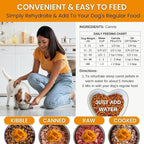 Olewo Original Carrots for Dogs – Fiber for Perfect Poop, Dog Food Toppers for Picky Eaters, Natural Skin & Coat Support, Multivitamin, Probiotics for Digestive and Gut Health, 5.5 lbs