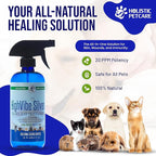 Holistic Pet Care - Colloidal Silver Spray for Dogs, Cats, Horses & Birds - 20 PPM Effective Wound Care, Hot Spot Treatment, Skin Relief & Immune Support - All-Natural Pet Silver Spray (16 Oz)