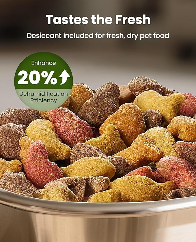 oneisall Automatic Cat Feeder for Large Kibble and Snacks, 12 Cups/3L Timed Pet Feeder for Cats Indoor, Programmable Dry Food Dispenser (Black)