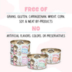 Weruva B.F.F. Kitten The Kitten Me Softly Variety Pack, 2.8oz Can, Pack of 12