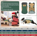 Doglay Dog Jacket Waterproof Dog Coat, Reflective Cold Weather Winter Coat, Adjustable Turtleneck Fleece Puppy Snow Jacket with Harness Hole for Small Medium Large Dogs