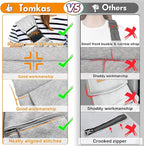 Tomkas Dog Sling Carrier for Small Dogs Puppy Carrier for Small Dogs (Grey, for Pets Weight 2-7 lbs)