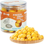 PAWUP Freeze Dried Quail Egg Yolk Pet Treats, Freeze-Dried Pet Food for Dogs, Cats, Pure Fresh Ingredient, 4.2 oz, Rawhide Free, Gluten&Grain Free