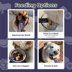 Squeeze Vita Stick Lickable Treats for Dogs & Cats. 7 Brain Support Sticks with Essential multivitamins. Soft and Tasty Paste for All Life Stages, Supporting Brain Health