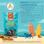 Functional Just Chicken & Pumpkin Chips | Two Premium Ingredient & Healthy Chicken Chips | All Natural Dog Treats | Dog Training Treats | Supports Digestion | Made in USA - 7oz
