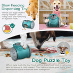 Dog Puzzle Toy,Upgrade Indestructible Dog Interactive Toy,Adjustable Food Dispensing Treat Dispenser Dogs Puzzle Feeder Slow Feeding for Large/Medium/Small Aggressive Chewers Breed Pet Gift