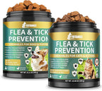 YOTANGO Natural Flea & Tick Support Chews for Cats & Dogs, 2-Pack Bundle for Natural Flea Prevention & Skin Health, 400 Chews Total, Safe & Effective, Plant-Based Formula for All Breeds