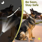 Mayerzon Martingale No Pull Collar for Large Medium Dogs, Patented Dog Walking Training Collar for Pulling, 1.5'' Wide Alloy Buckle, Neoprene Padded, Adjustable, Reflective, Easy to Use(XL, Brown)