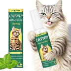 Organic Catnip & Silvervine Spray for Cats & Kittens - Extra Strength Calming Formula with Double Plant Power, Stress & Anxiety Relief, Renews Toys/Scratchers(2 Oz) (30ML)